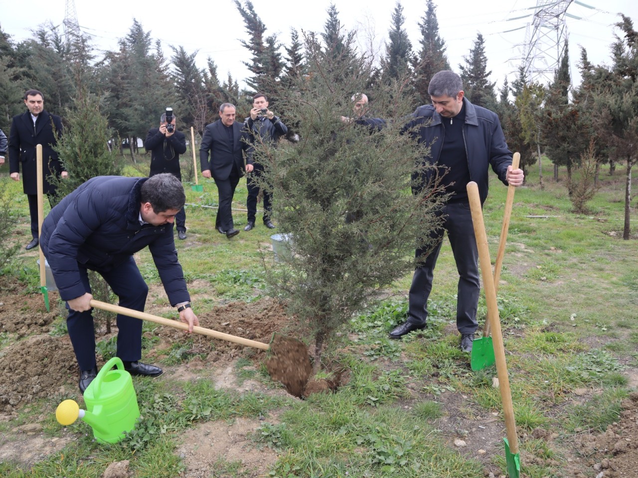 Yasamalda Novruz tədbiri və ağacəkmə aksiyası keçirildi - FOTOLAR