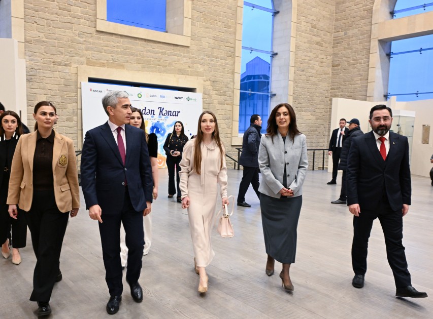 Alena Əliyeva “Çərçivədən kənar” sərgisində - FOTOLAR