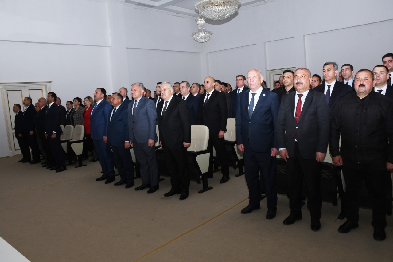 Ağdamda “Şəhərsalma və Memarlıq İli” çərçivəsində tədbir keçirilib - FOTOLAR