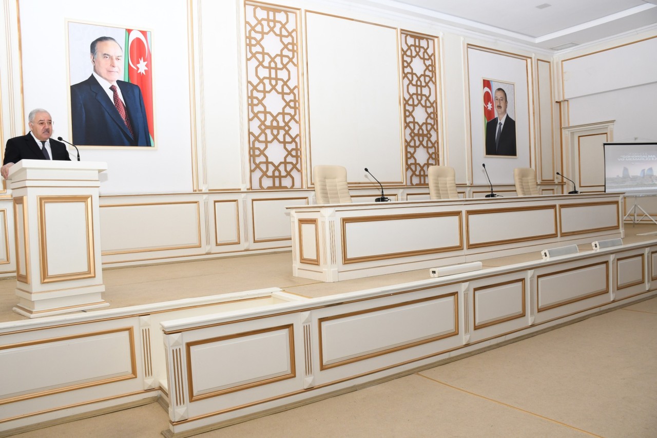 Ağdamda “Şəhərsalma və Memarlıq İli” çərçivəsində tədbir keçirilib - FOTOLAR