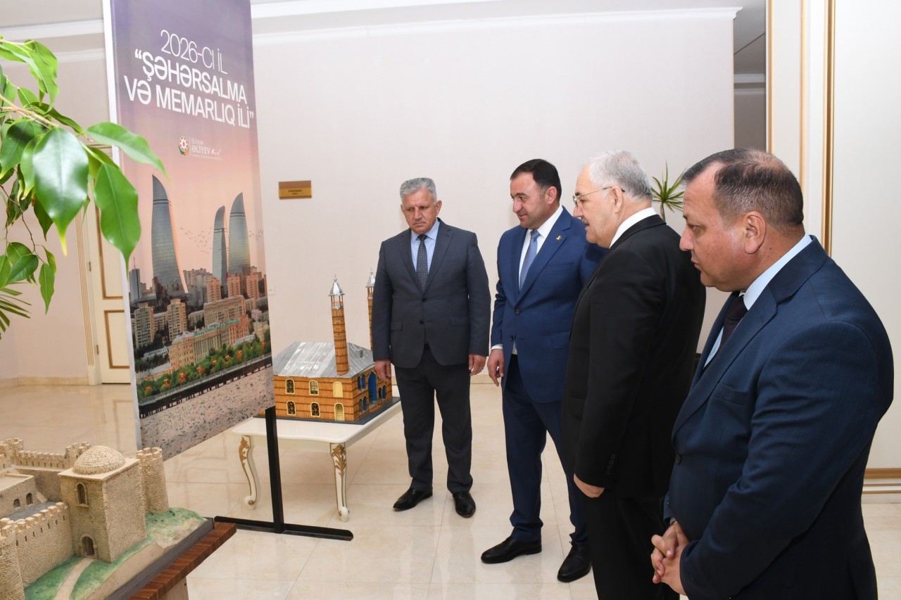 Ağdamda “Şəhərsalma və Memarlıq İli” çərçivəsində tədbir keçirilib - FOTOLAR