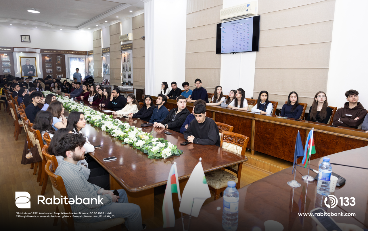 "Rabitəbank" tələbələr üçün maarifləndirici tədbir keçirib - FOTOLAR