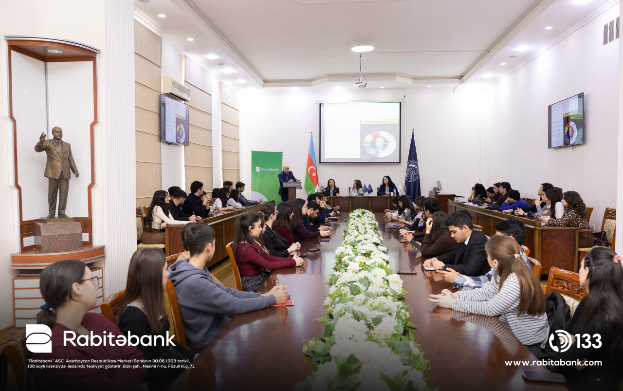 "Rabitəbank" tələbələr üçün maarifləndirici tədbir keçirib - FOTOLAR