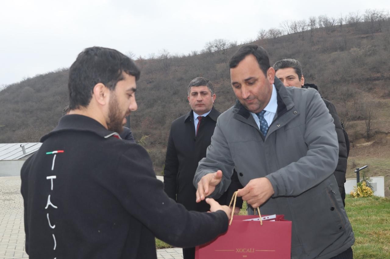 Növbəti köç karvanı Xanabad kəndinə çatıb - FOTOLAR