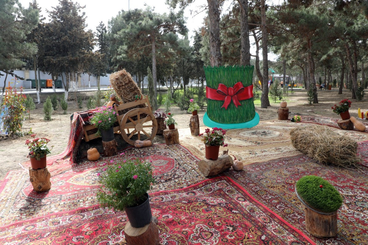 Suraxanı rayonunda yeni salınan park sakinlərin istifadəsinə verildi - FOTOLAR