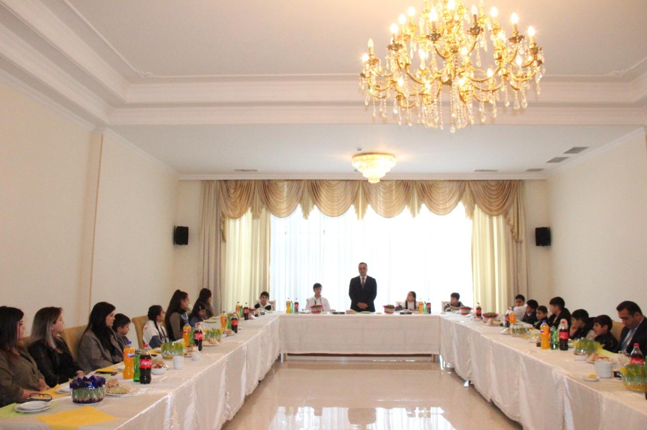 Goranboyda şəhidlərimizin azyaşlı övladları ilə görüş keçirildi - FOTOLAR