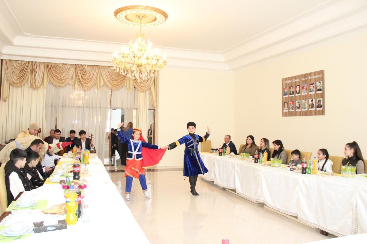 Goranboyda şəhidlərimizin azyaşlı övladları ilə görüş keçirildi - FOTOLAR