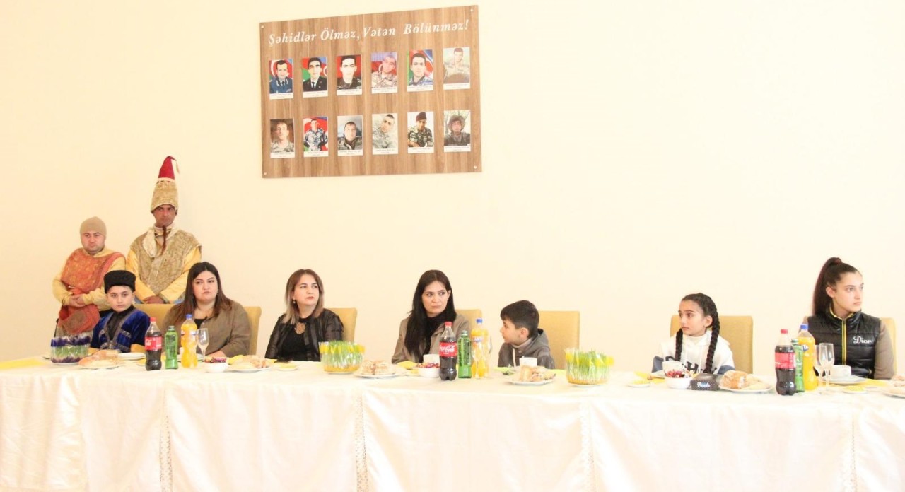 Goranboyda şəhidlərimizin azyaşlı övladları ilə görüş keçirildi - FOTOLAR