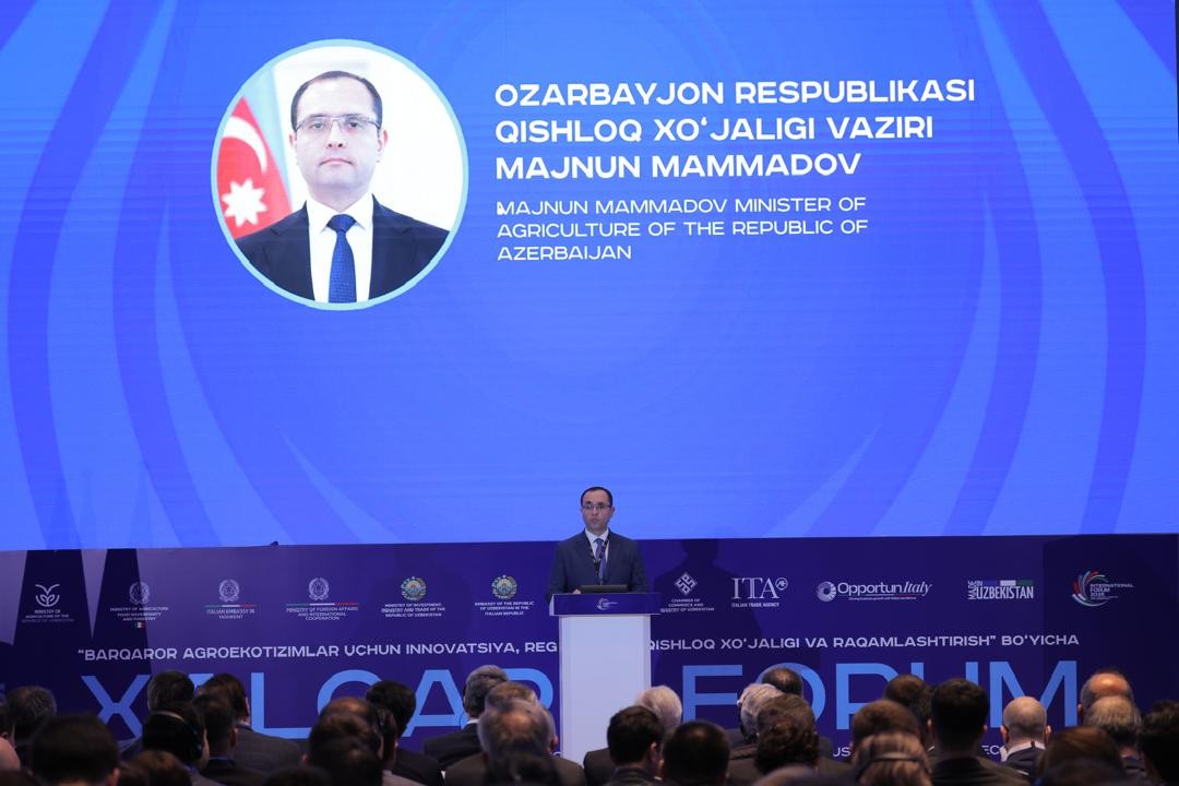 Nazir Məcnun Məmmədov Daşkənddə aqrobiznes forumunda iştirak edir - FOTOLAR