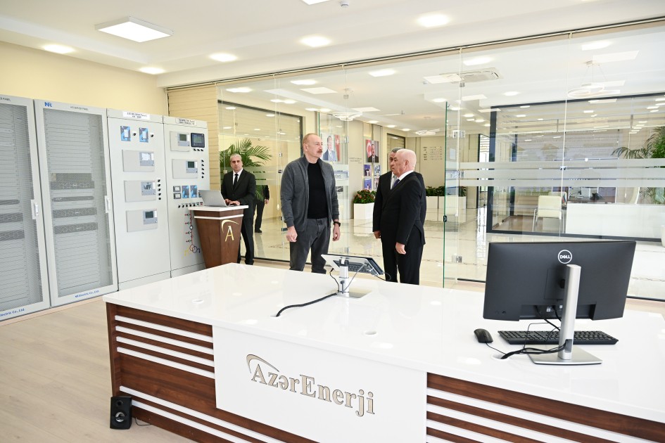 Prezident “Abşeron” Batareya Enerji Saxlanc Mərkəzinin açılışında - FOTOLAR