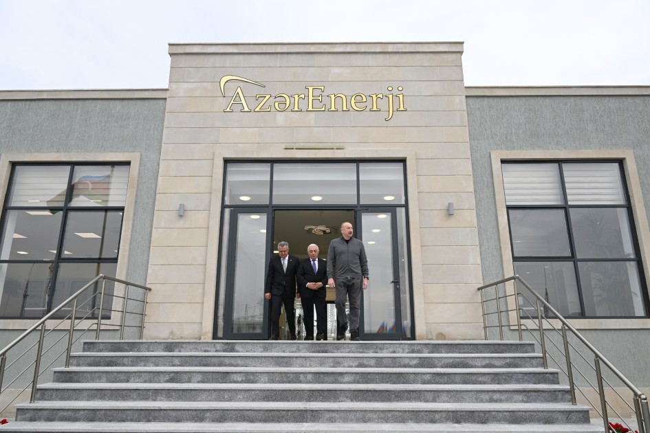 Prezident “Abşeron” Batareya Enerji Saxlanc Mərkəzinin açılışında - FOTOLAR