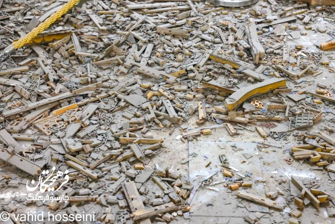 Dağıdılmış Gülüstan Sarayı - FOTOLAR