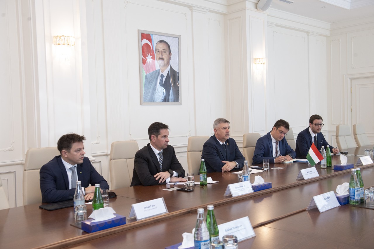 Nazir Məcnun Məmmədov Laszlo Örloş ilə görüşdü - FOTOLAR