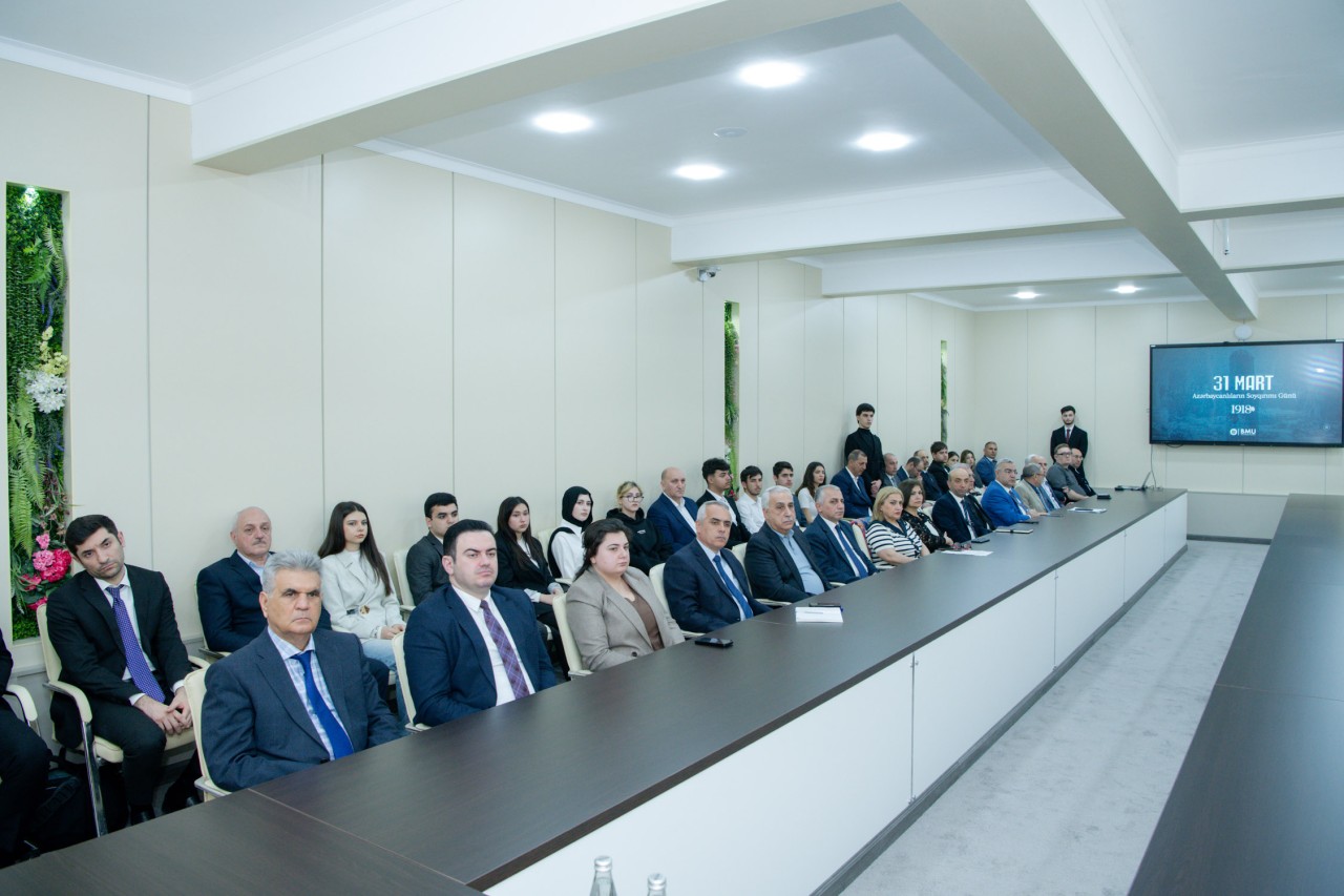 BMU-da Azərbaycanlıların Soyqırımı Günü qeyd olunub - FOTOLAR