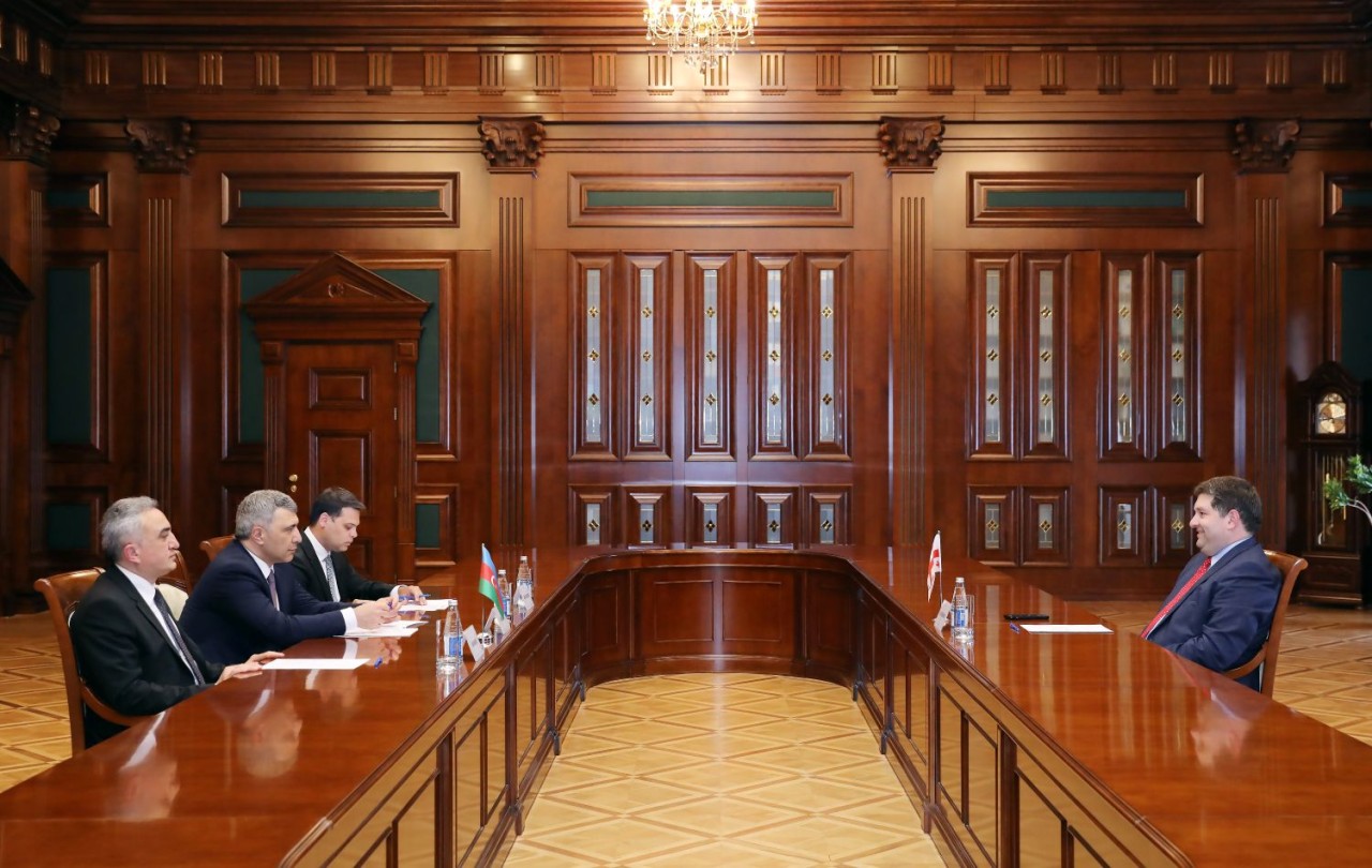 İnam Kərimov Gürcüstan Vəkillər Kollegiyasının sədri ilə görüşdü - FOTOLAR