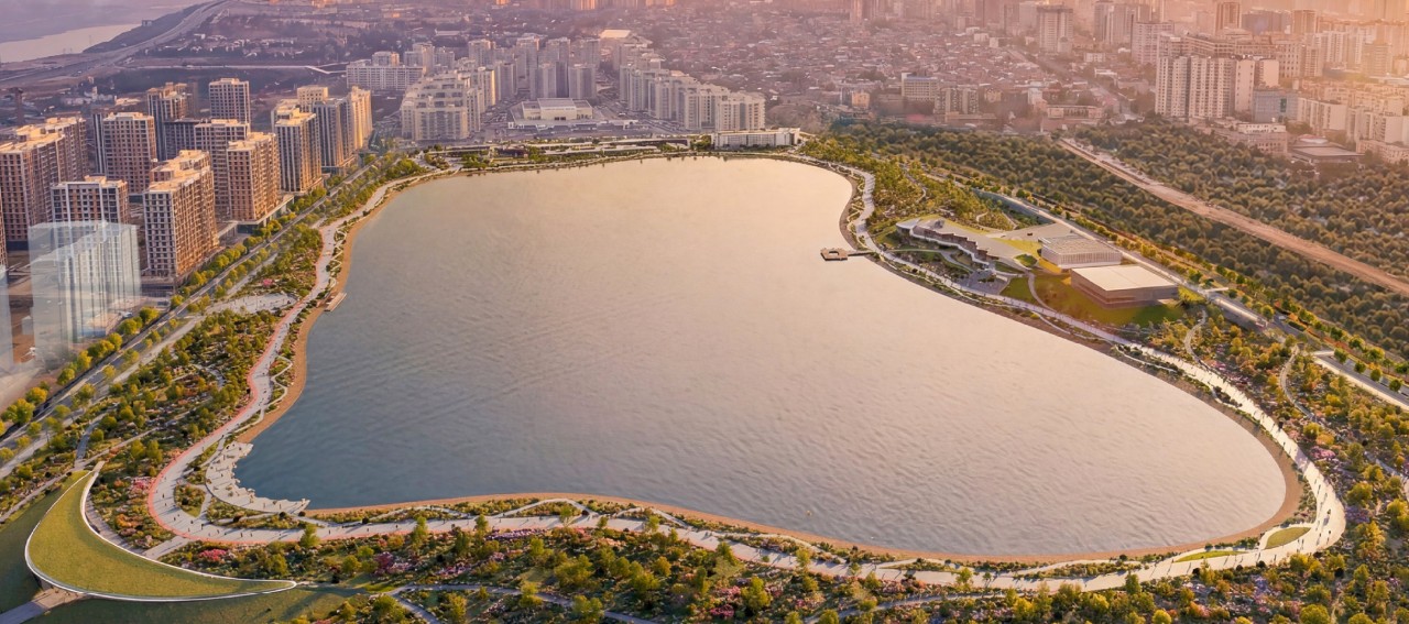 "Qanlı Göl" ərazisi şəhər parkı konsepsiyasında abadlaşdırılacaq - FOTO/VİDEO