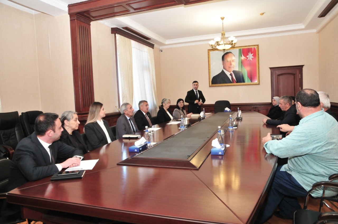 Abşeronda şəhid ailələri ilə görüş keçirilib - FOTOLAR