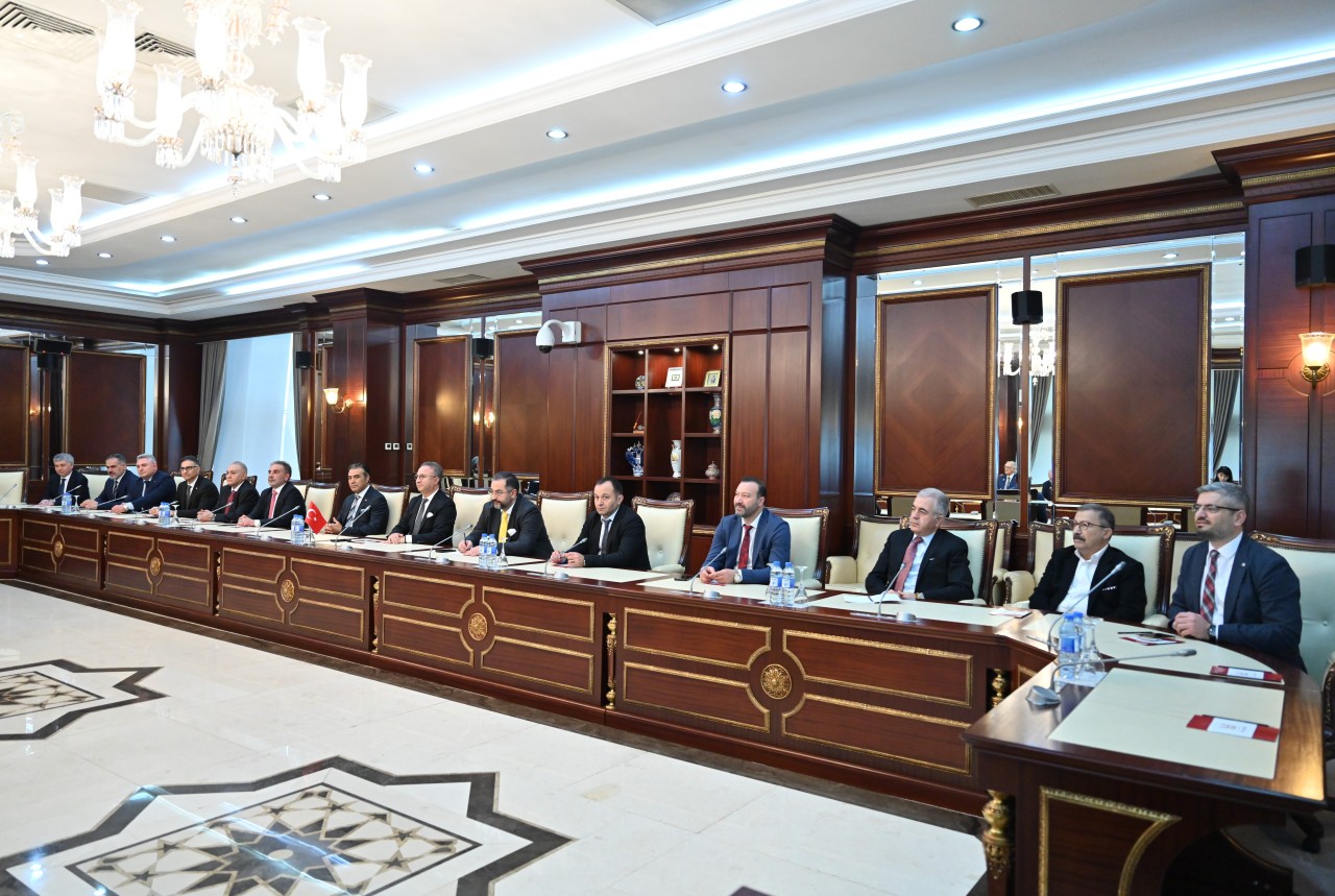 Əhliman Əmiraslanov türkiyəli nümayəndələrlə görüşdü - FOTOLAR