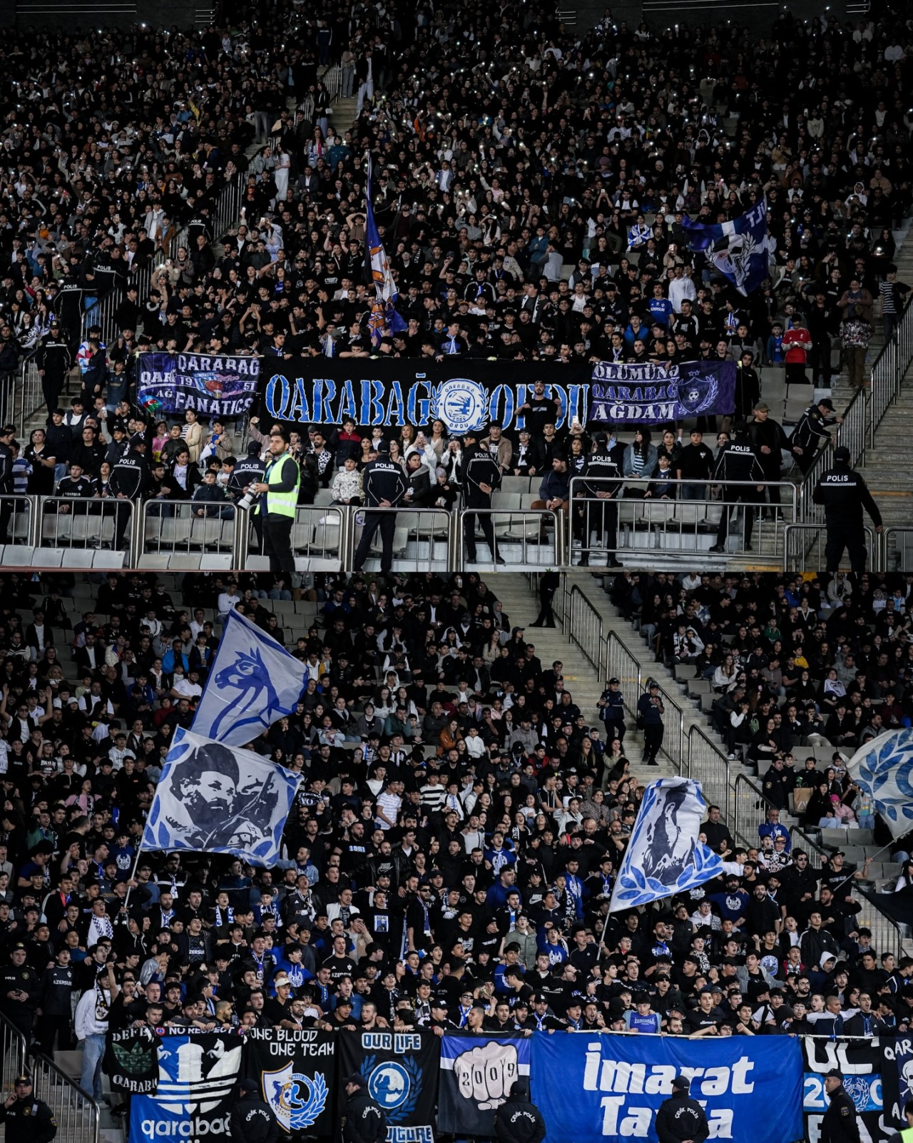 Bu dəfə "Qarabağ"ın azarkeşləri tarix yazdı - FOTOLAR