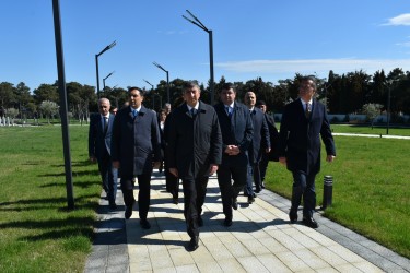 Yasamal ictimaiyyəti şəhidlərimizi yad etdi - FOTOLAR