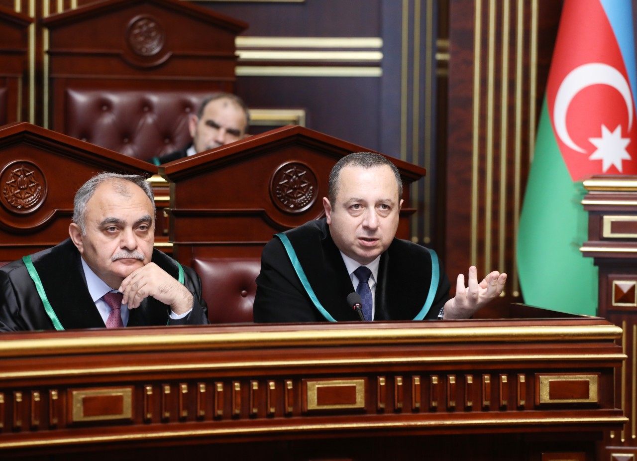 Ali Məhkəmə Plenumunun növbəti iclası keçirildi - FOTOLAR