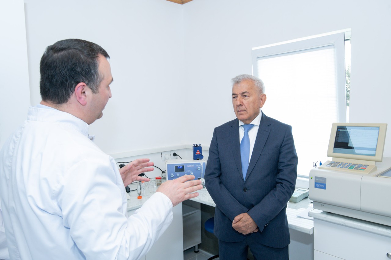 BMU-nun rektoru laboratoriyanın açılışında iştirak edib - FOTOLAR