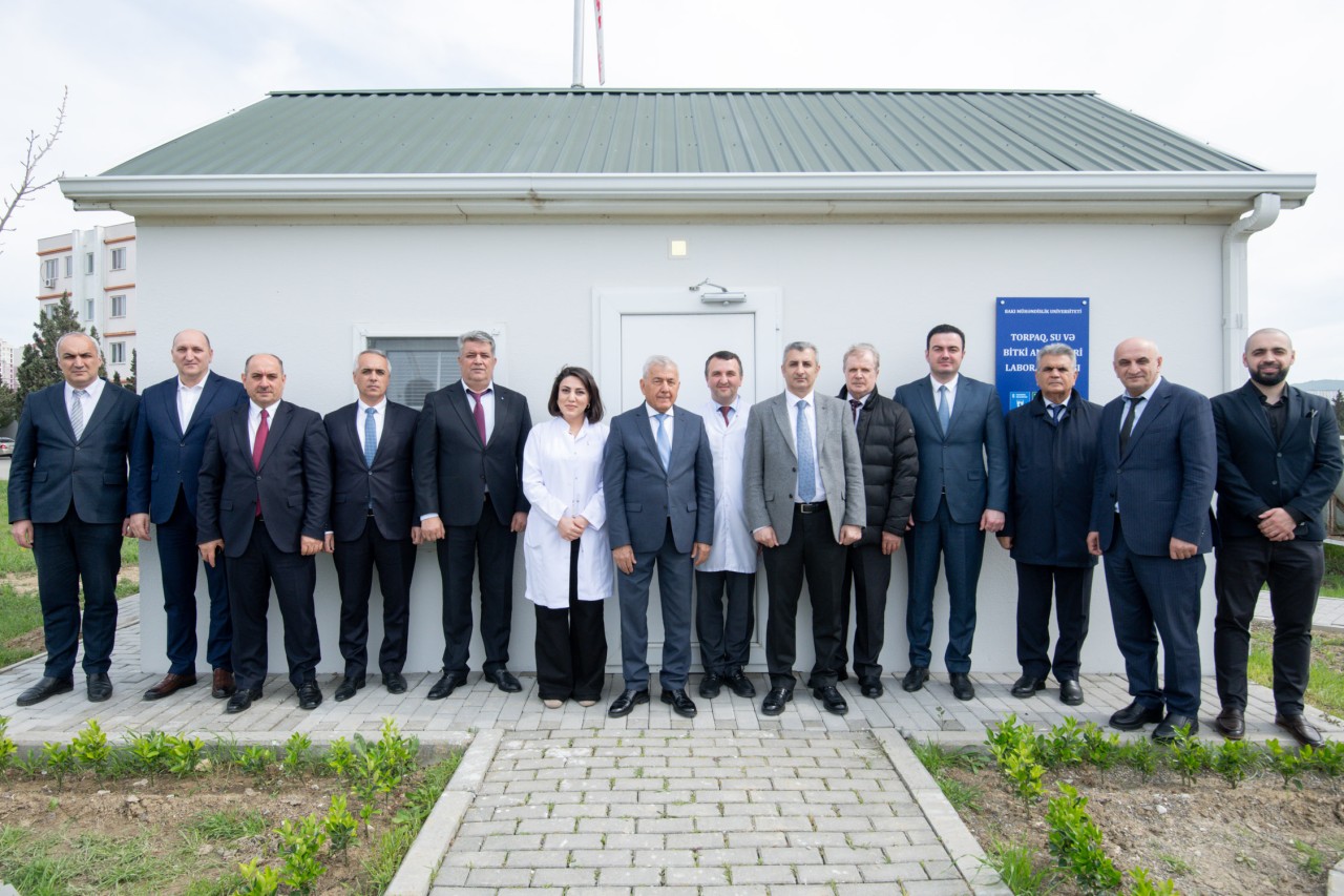 BMU-nun rektoru laboratoriyanın açılışında iştirak edib - FOTOLAR