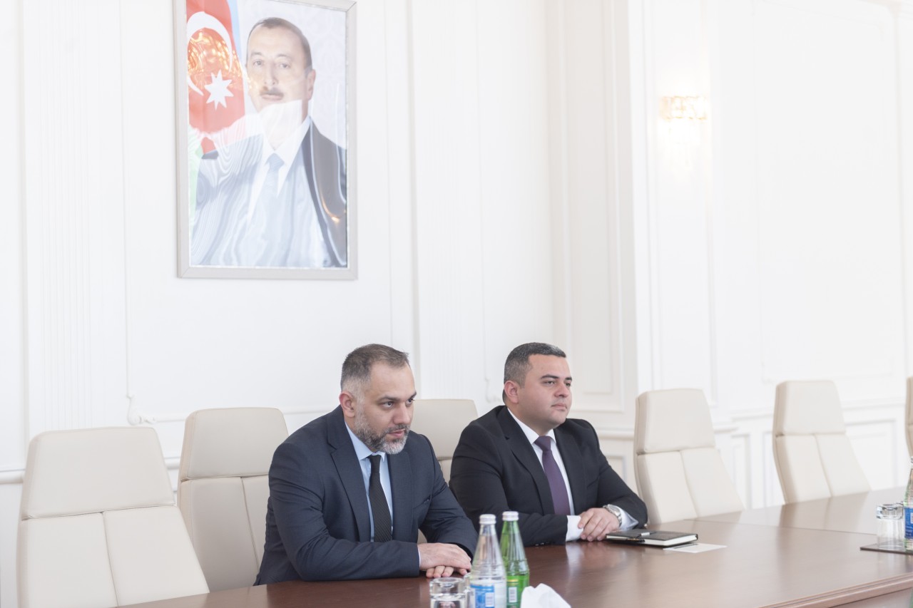 Nazir “Yüksəliş” müsabiqəsinin qalibləri ilə görüşdü - FOTOLAR