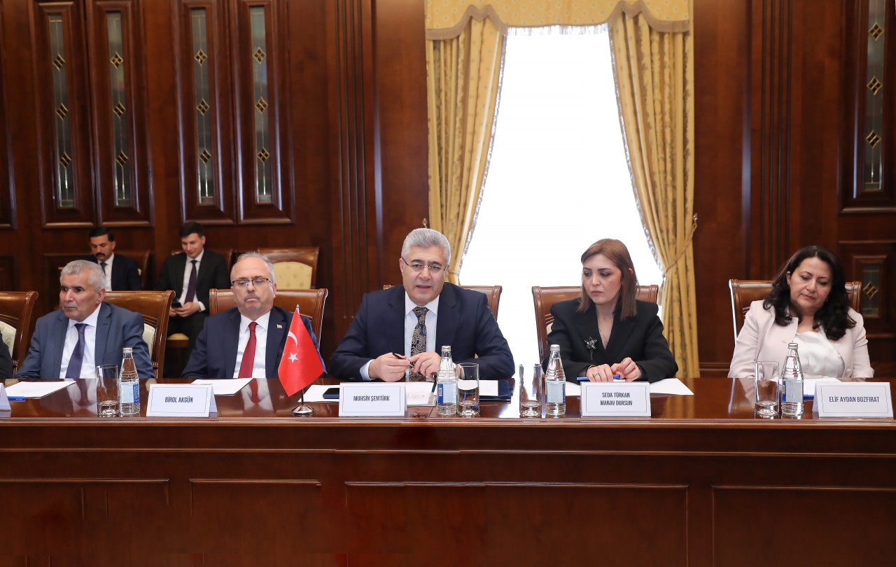 İnam Kərimov Muhsin Şentürkü qəbul etdi - FOTOLAR