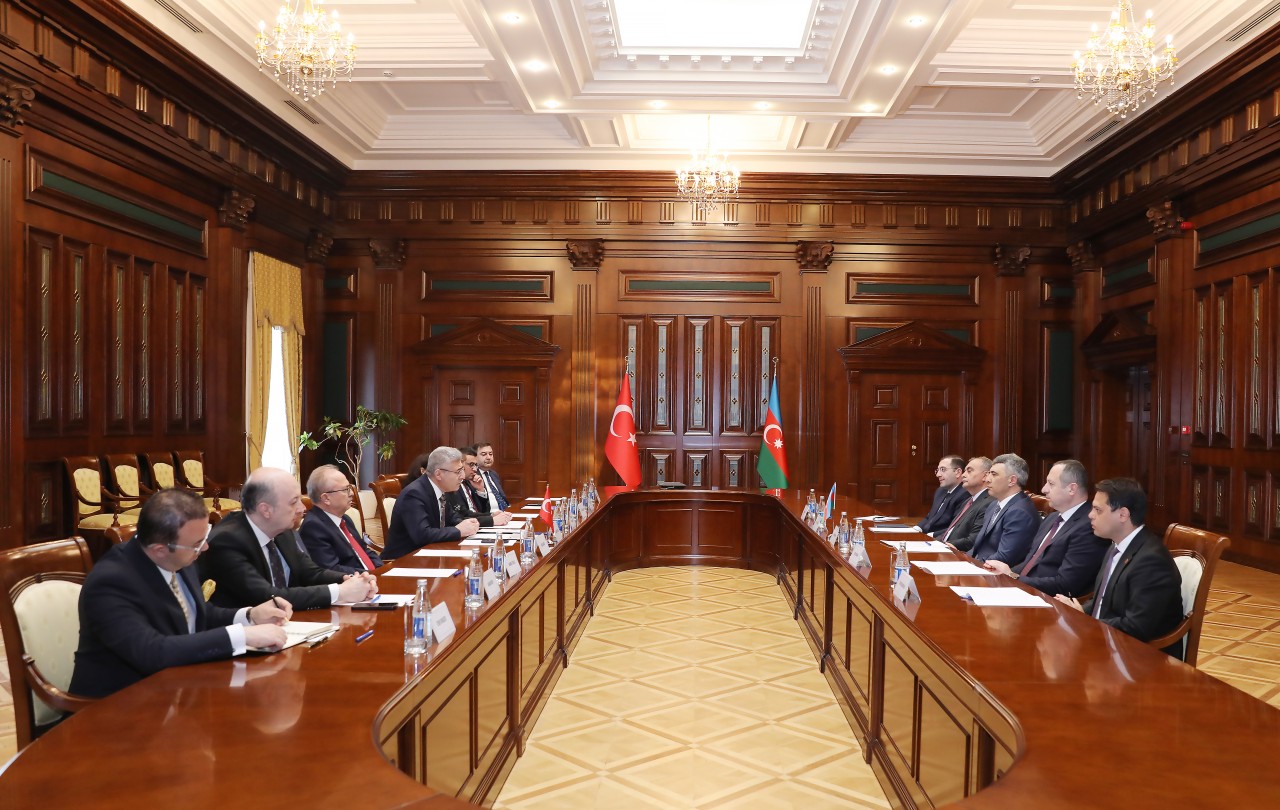 İnam Kərimov Muhsin Şentürkü qəbul etdi - FOTOLAR