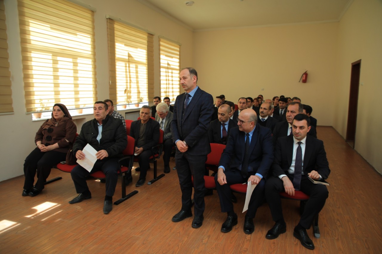 Niyazi Bayramov vətəndaş qəbulu keçirdi - FOTOLAR