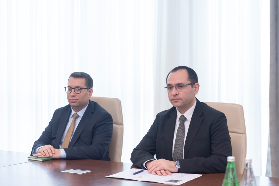 Nazir Məcnun Məmmədov “Yüksəliş” müsabiqəsinin qalibləri ilə görüşdü - FOTOLAR