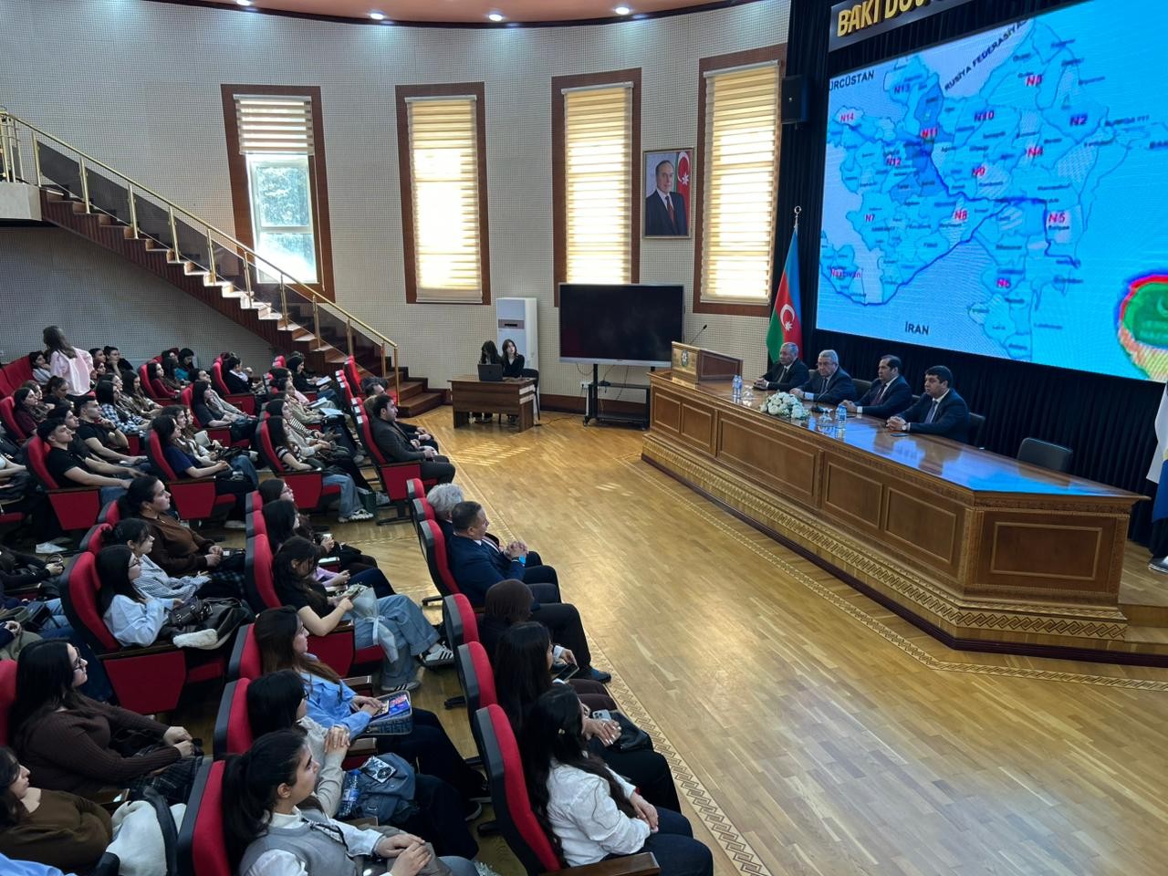 YAP Yasamal rayon təşkilatı BDU-da tədbir keçirdi - FOTOLAR