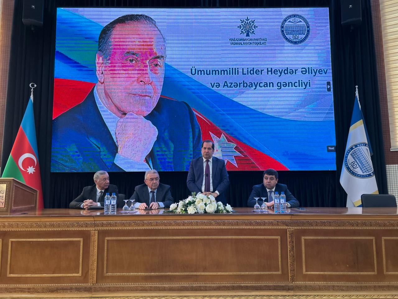 YAP Yasamal rayon təşkilatı BDU-da tədbir keçirdi - FOTOLAR