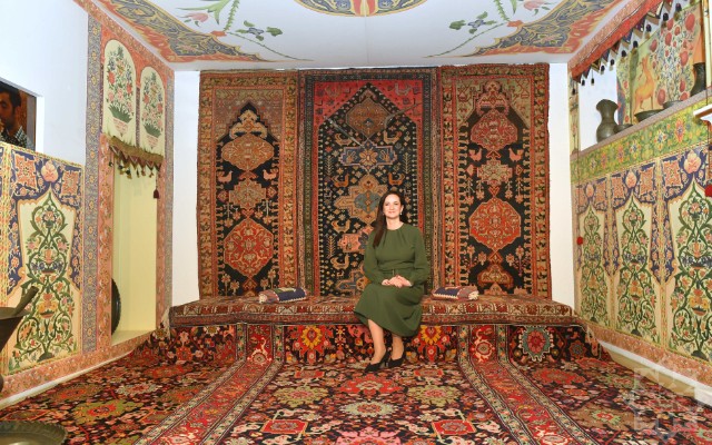 Litvanın Baş naziri Milli Xalça Muzeyində- FOTOLAR