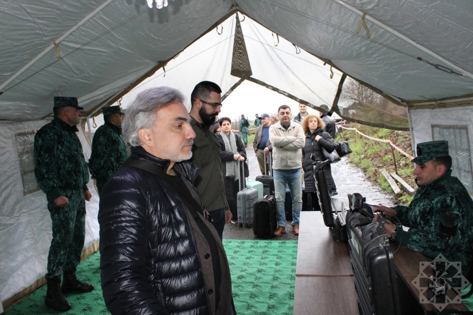 Ermənistanın vətəndaş cəmiyyətinin nümayəndələri Azərbaycanda - FOTOLAR