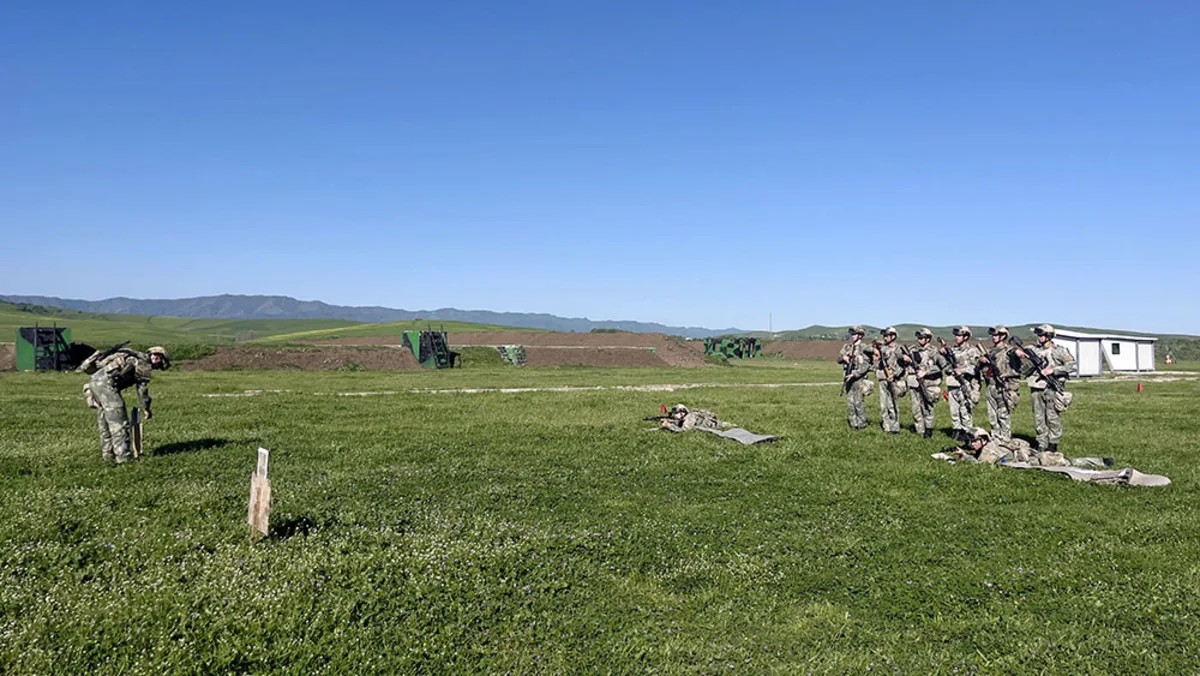 XTQ-nin döyüş hazırlığı yoxlanıldı - FOTOLAR