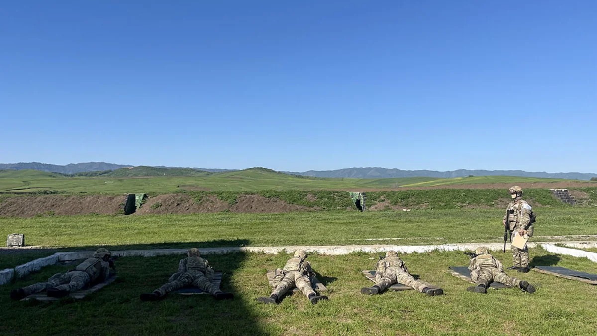 XTQ-nin döyüş hazırlığı yoxlanıldı - FOTOLAR