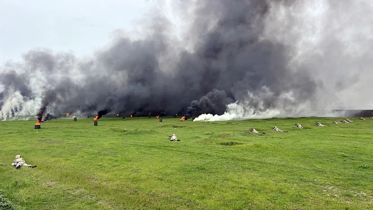 XTQ-nin döyüş hazırlığı yoxlanıldı - FOTOLAR