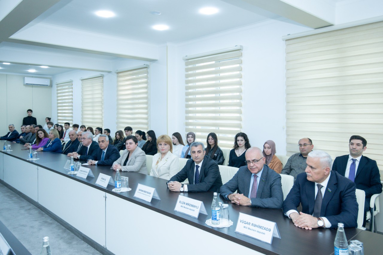 BMU-da Milli Məclisin Elm və təhsil komitəsi ilə birgə tədbir keçirilib - FOTOLAR