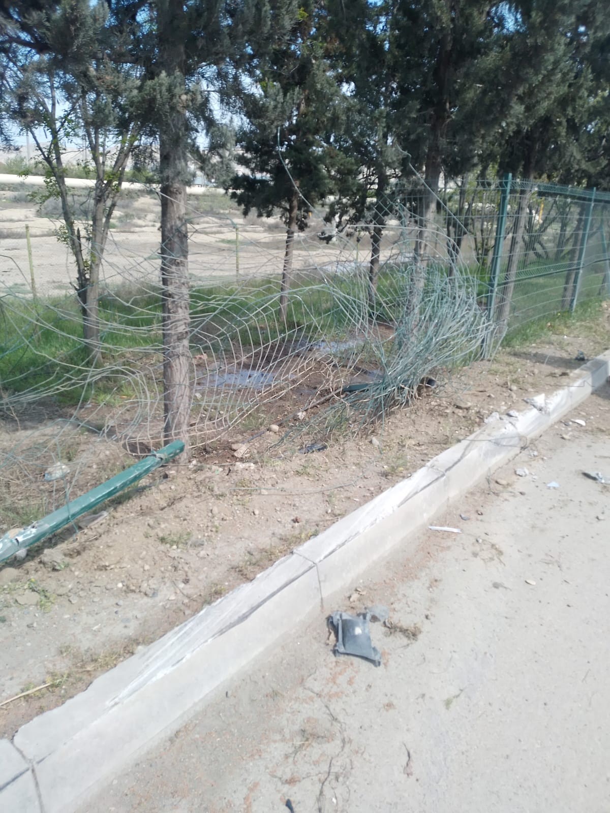 Mingəçevirdə 3 maşın toqquşdu - FOTO