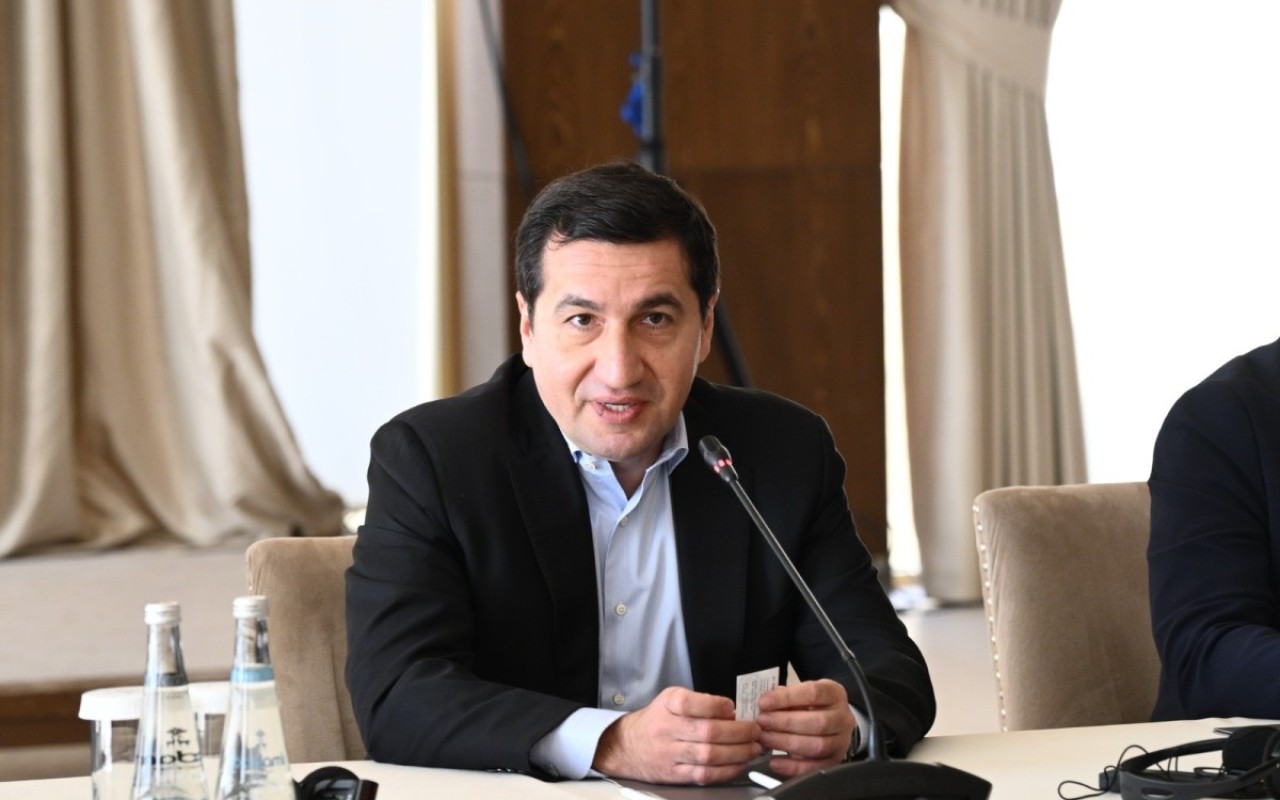 Hikmət Hacıyev Ermənistan nümayəndələri ilə görüşdü- FOTOLAR