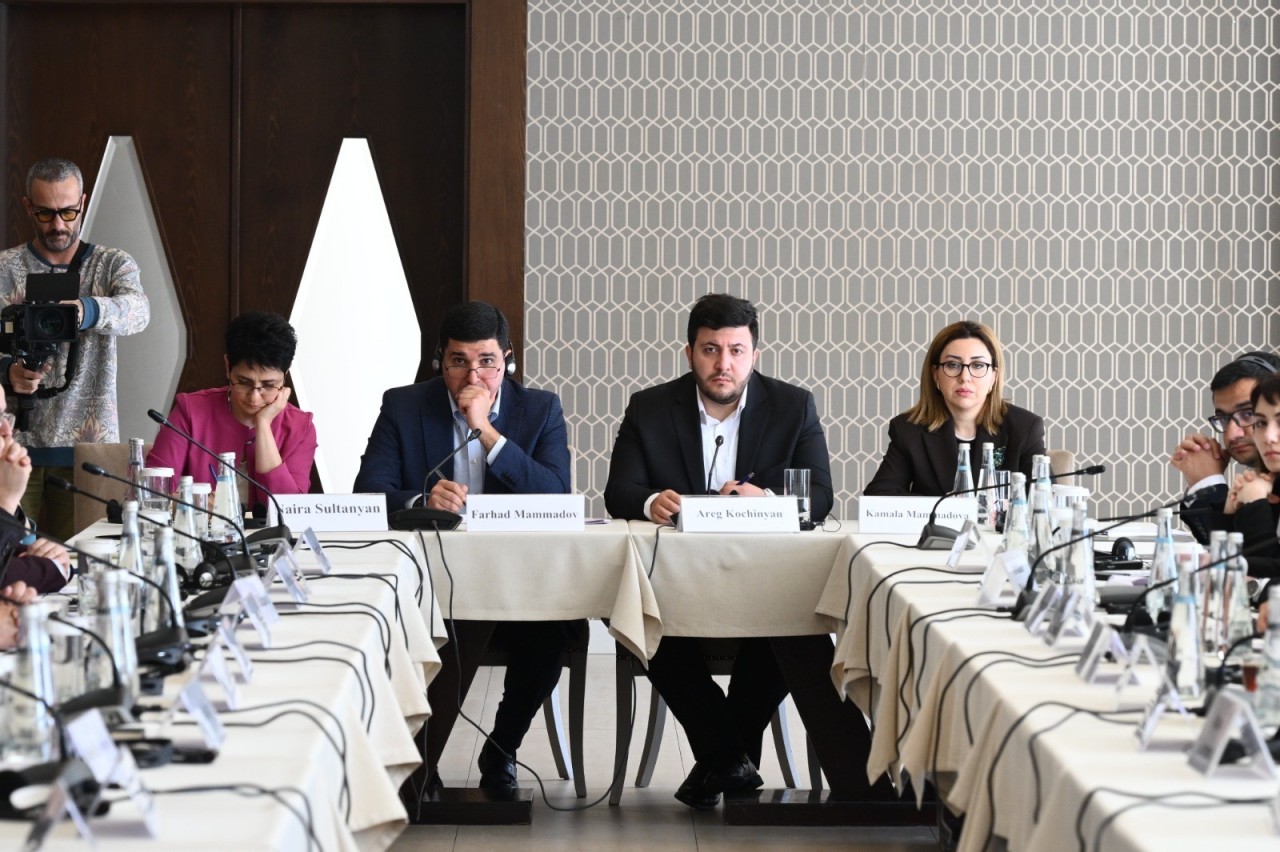 Hikmət Hacıyev Ermənistan nümayəndələri ilə görüşdü - FOTOLAR