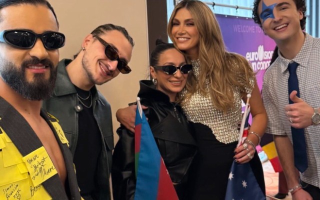 "Avroviziya" təmsilçimiz erməni iştirakçıya arzularını yazdı- FOTO