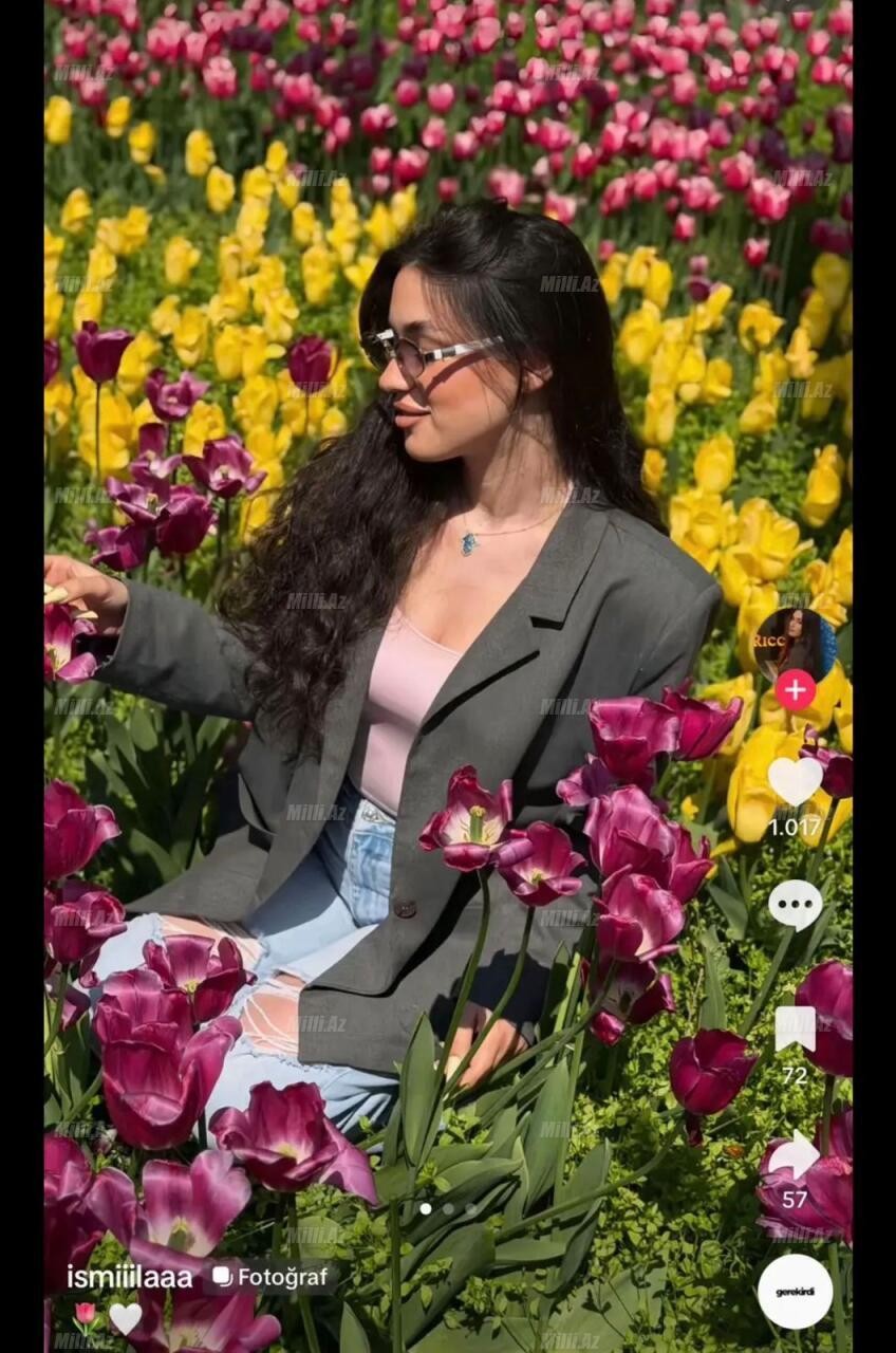 Bulvarda gülləri əzənlər məşhur bloqerlər imiş - Adları (FOTOLAR)