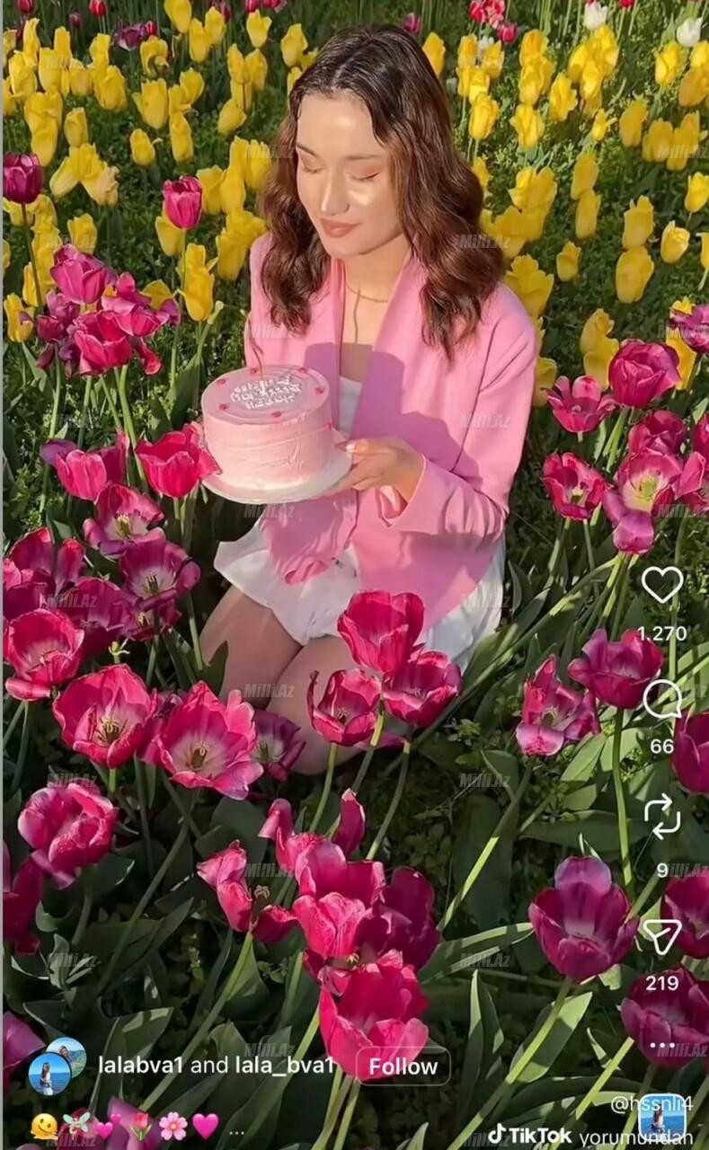 Bulvarda gülləri əzənlər məşhur bloqerlər imiş - Adları (FOTOLAR)