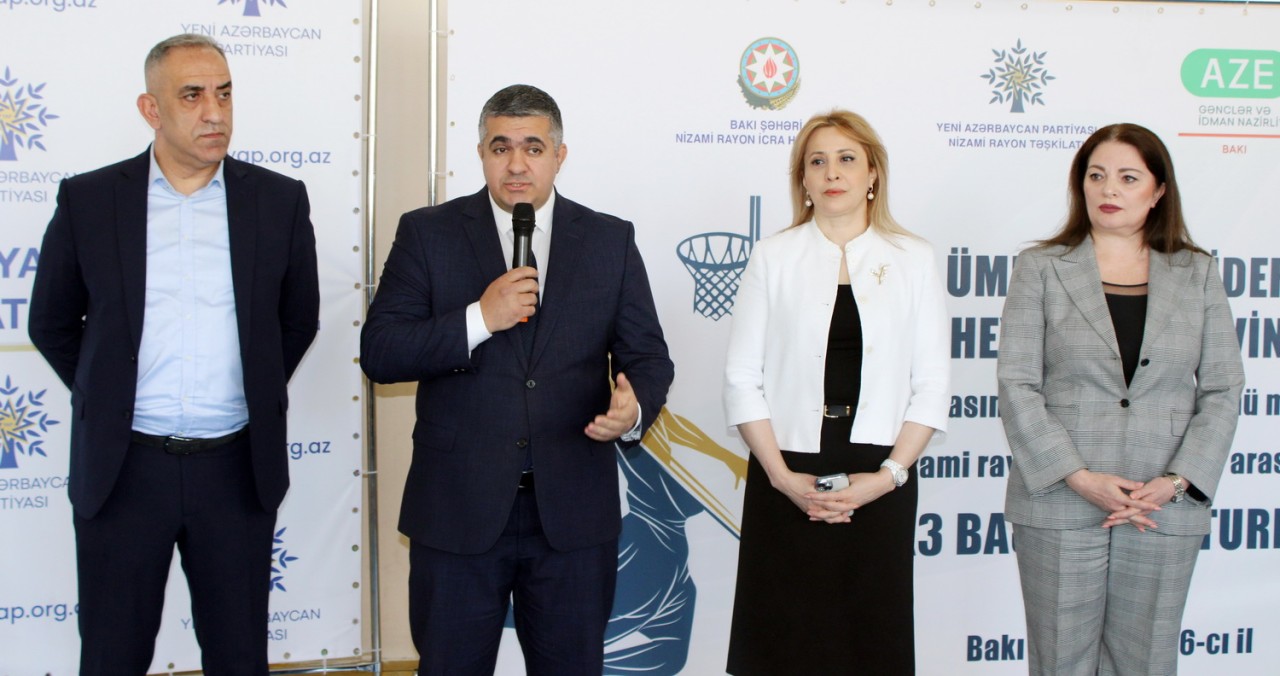 YAP Nizami rayon təşkilatı turnir keçirdi - FOTOLAR