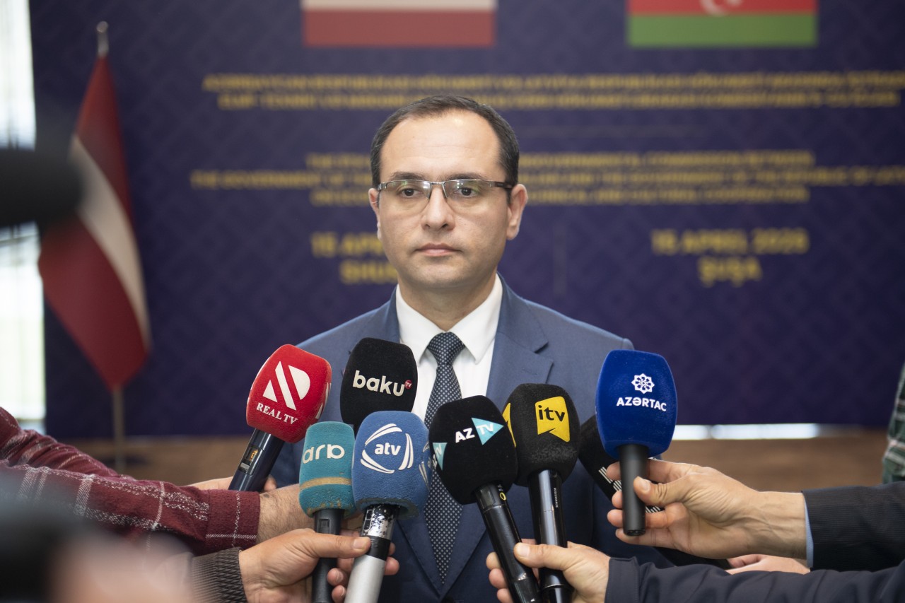 Azərbaycan-Latviya Komissiyasının iclasının yekun protokolu təsdiqlənib - FOTOLAR