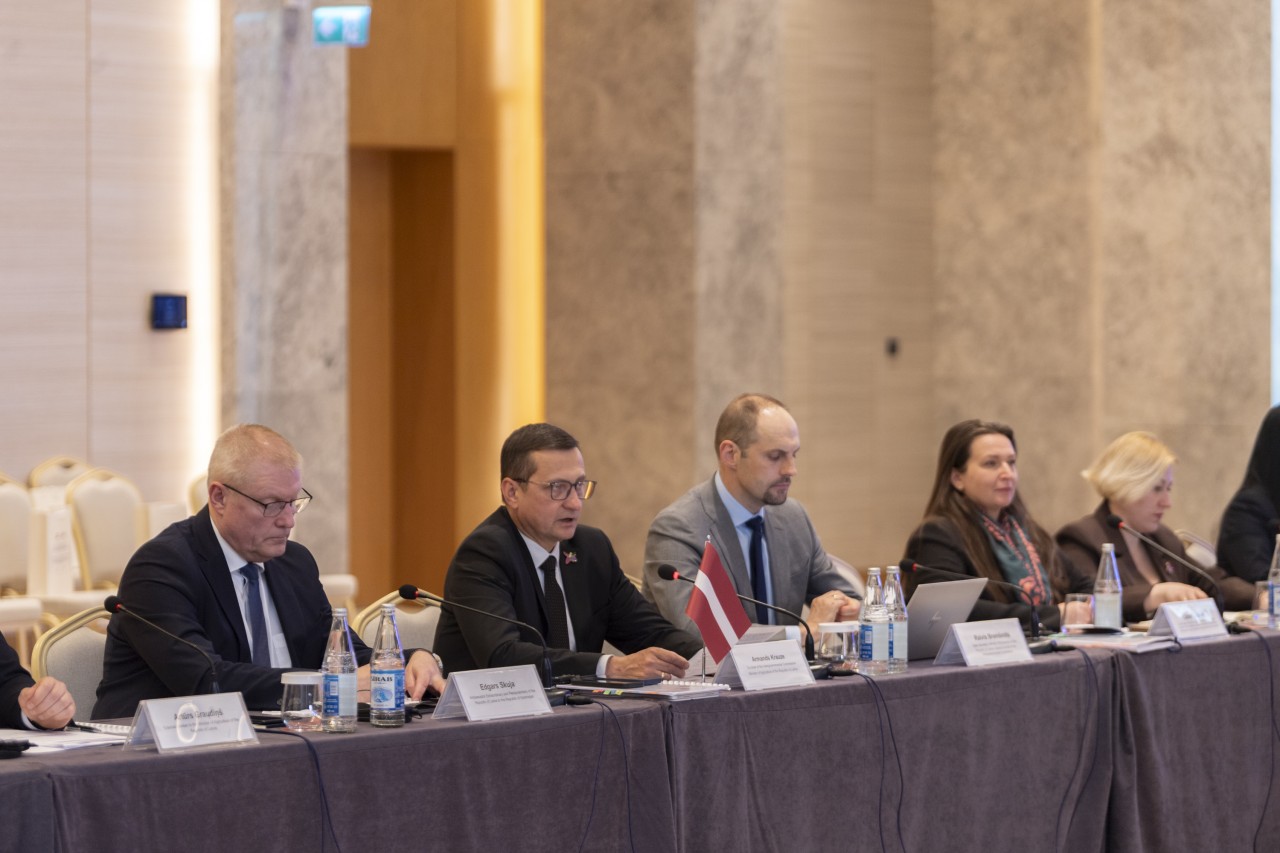 Azərbaycan-Latviya Komissiyasının iclasının yekun protokolu təsdiqlənib - FOTOLAR