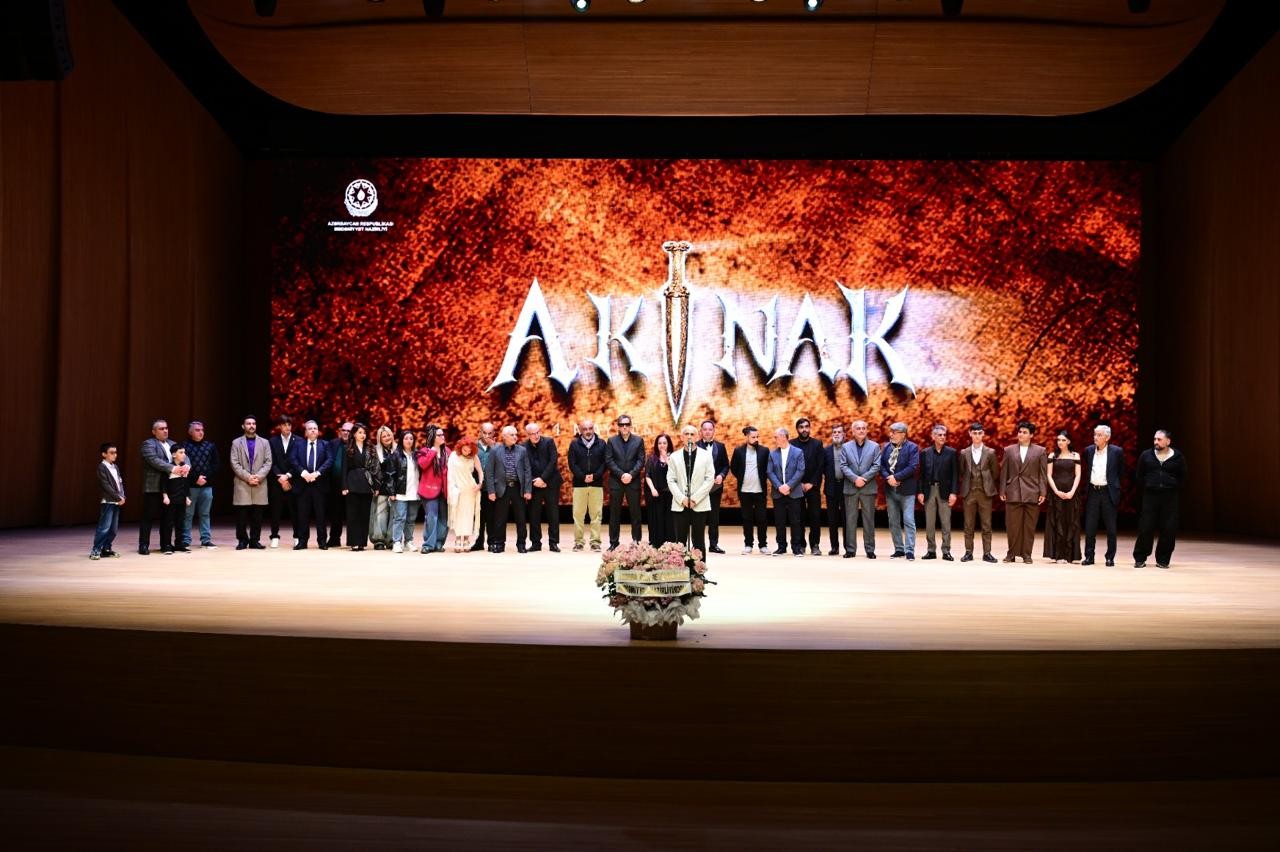 Nazir Adil Kərimli və Anar Ələkbərov “Akinak” filminin premyerasında - FOTOLAR